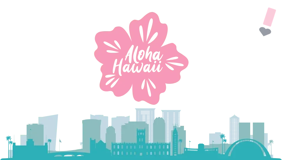 Honolulu skyline illustration with bold pink text and FuturePosts logo.